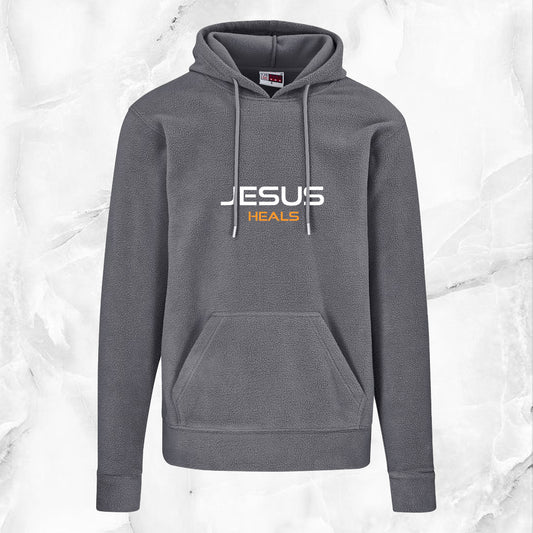 Mens Dawson Polar Fleece Hooded Sweater - Jesus Heals