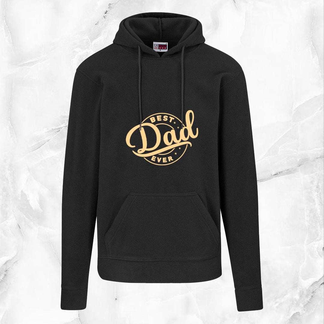 Mens Dawson Polar Fleece Hooded Sweater - Dad (Gold)