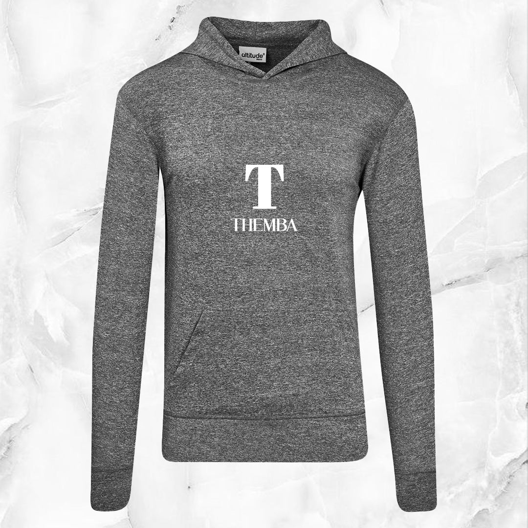 Mens EnduranceFit Hooded Top- White Initials