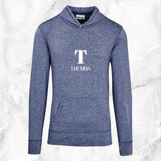 Mens EnduranceFit Hooded Top- White Initials