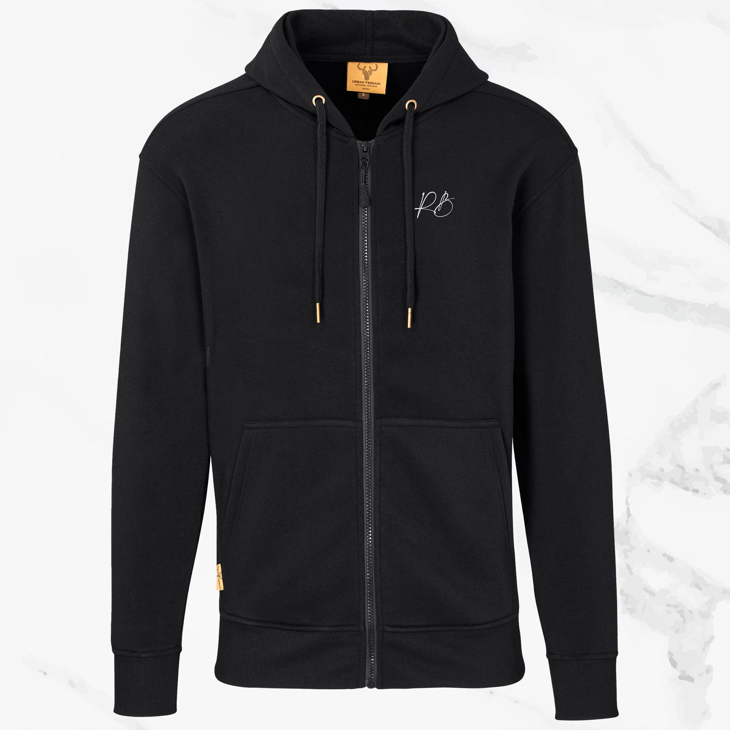 Mens Summit Hooded Sweater - Initials
