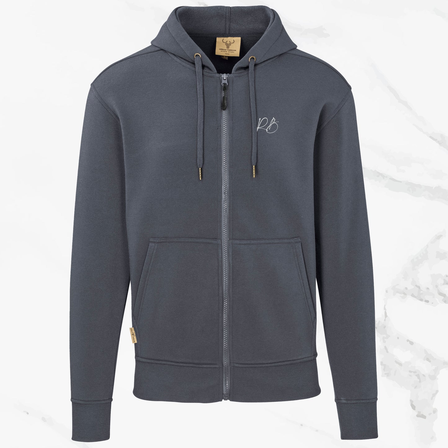 Mens Summit Hooded Sweater - Initials