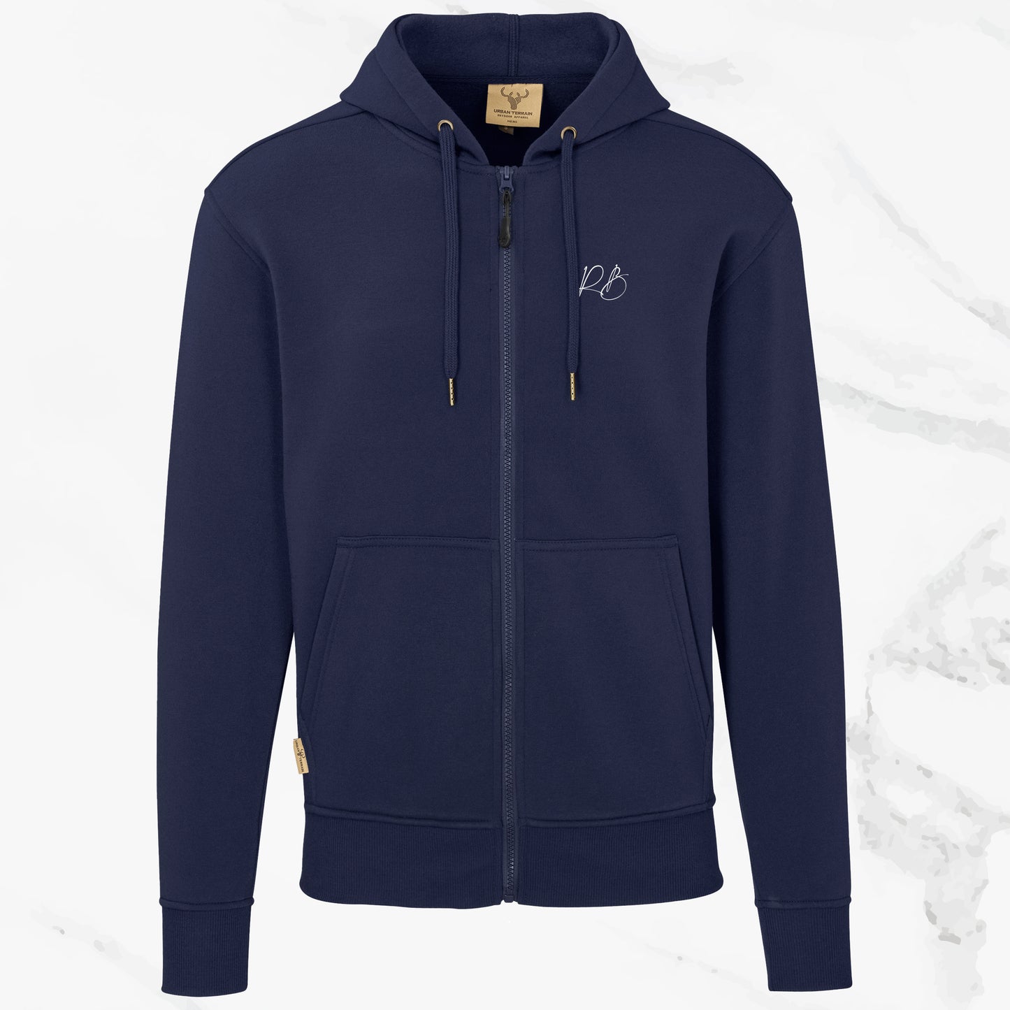 Mens Summit Hooded Sweater - Initials