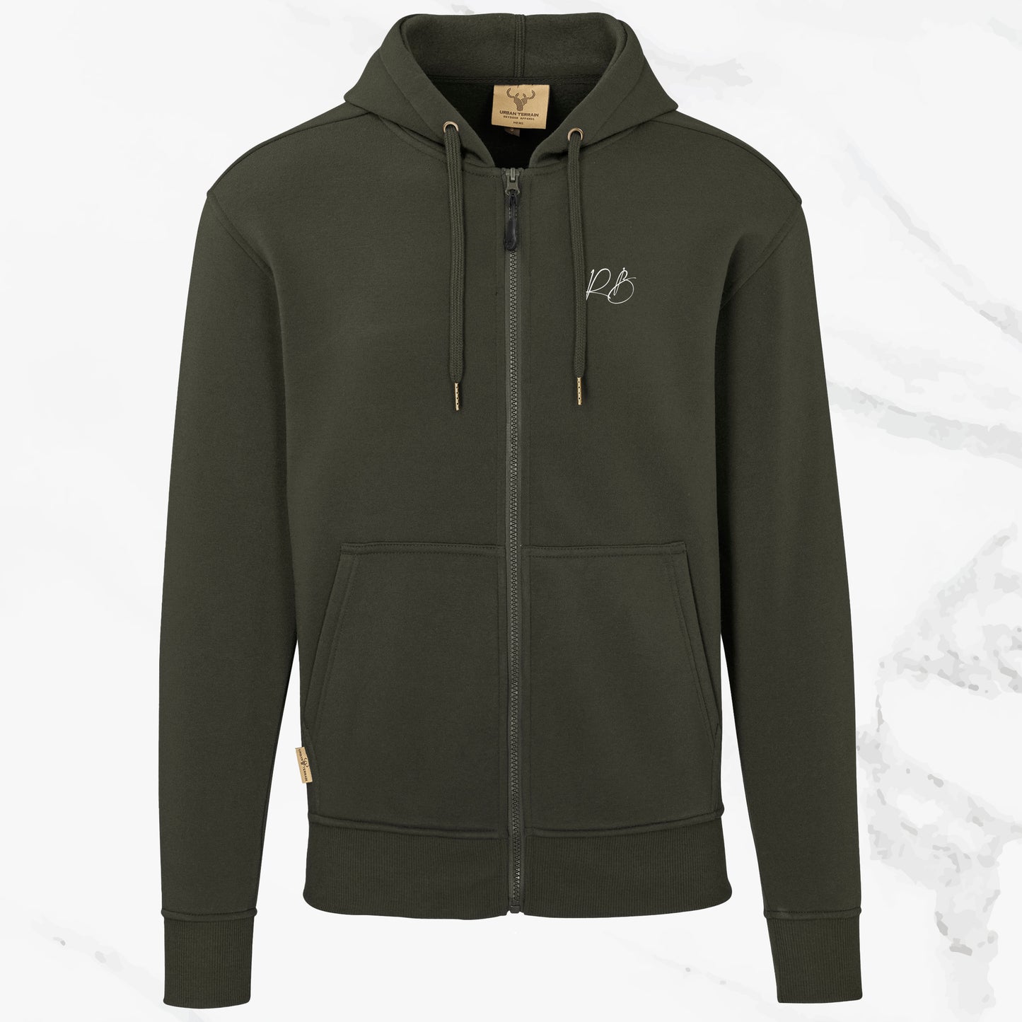 Mens Summit Hooded Sweater - Initials
