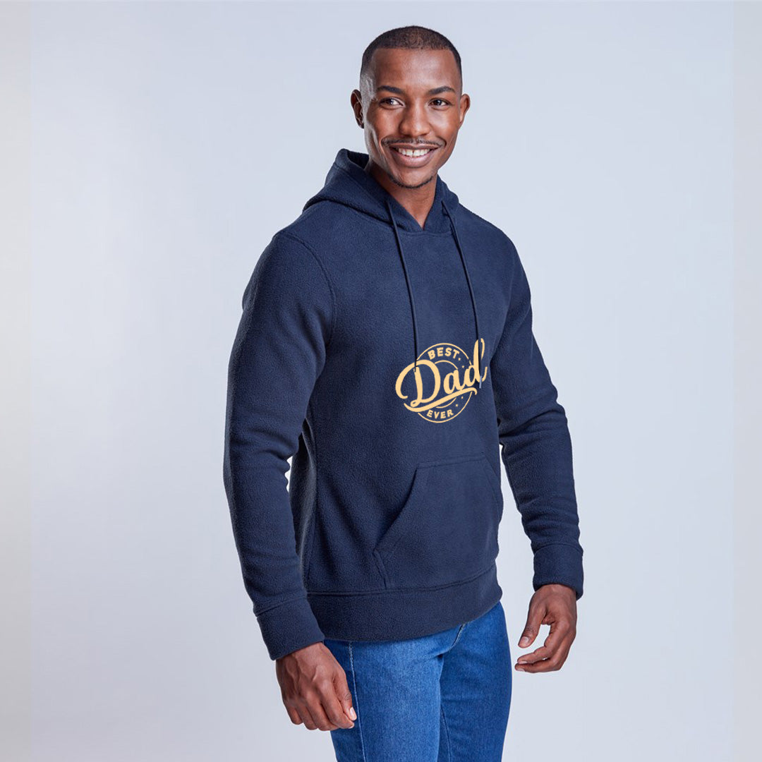 Mens Dawson Polar Fleece Hooded Sweater - Dad (Gold)