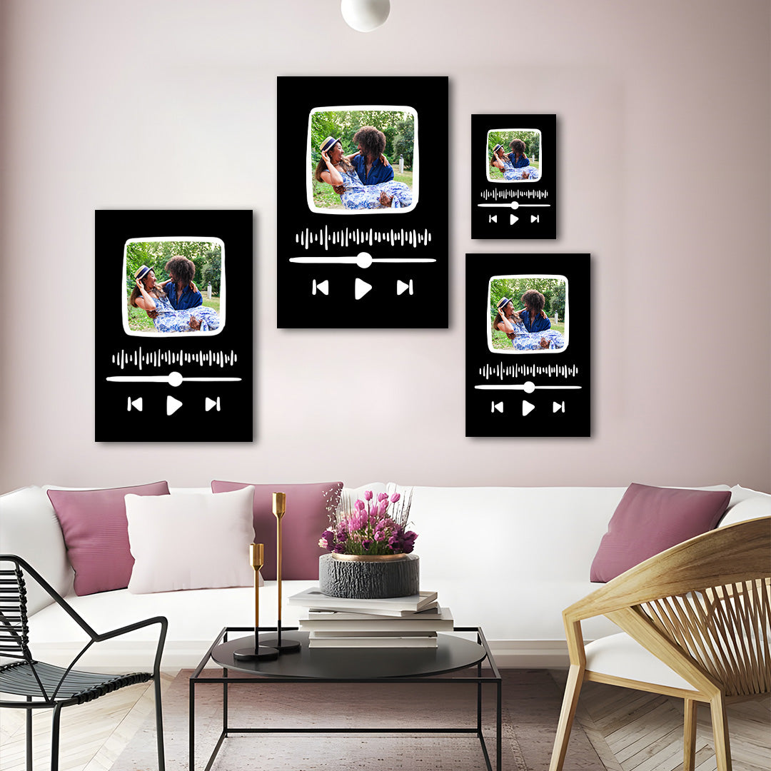 Personalised Couple’s Melody Canvas