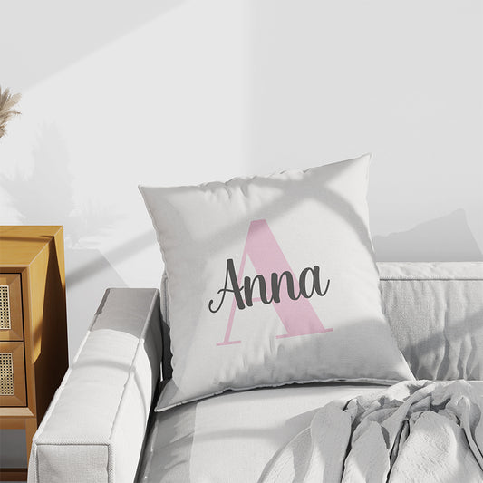 Personalised Initial + Name Scatter Cushion