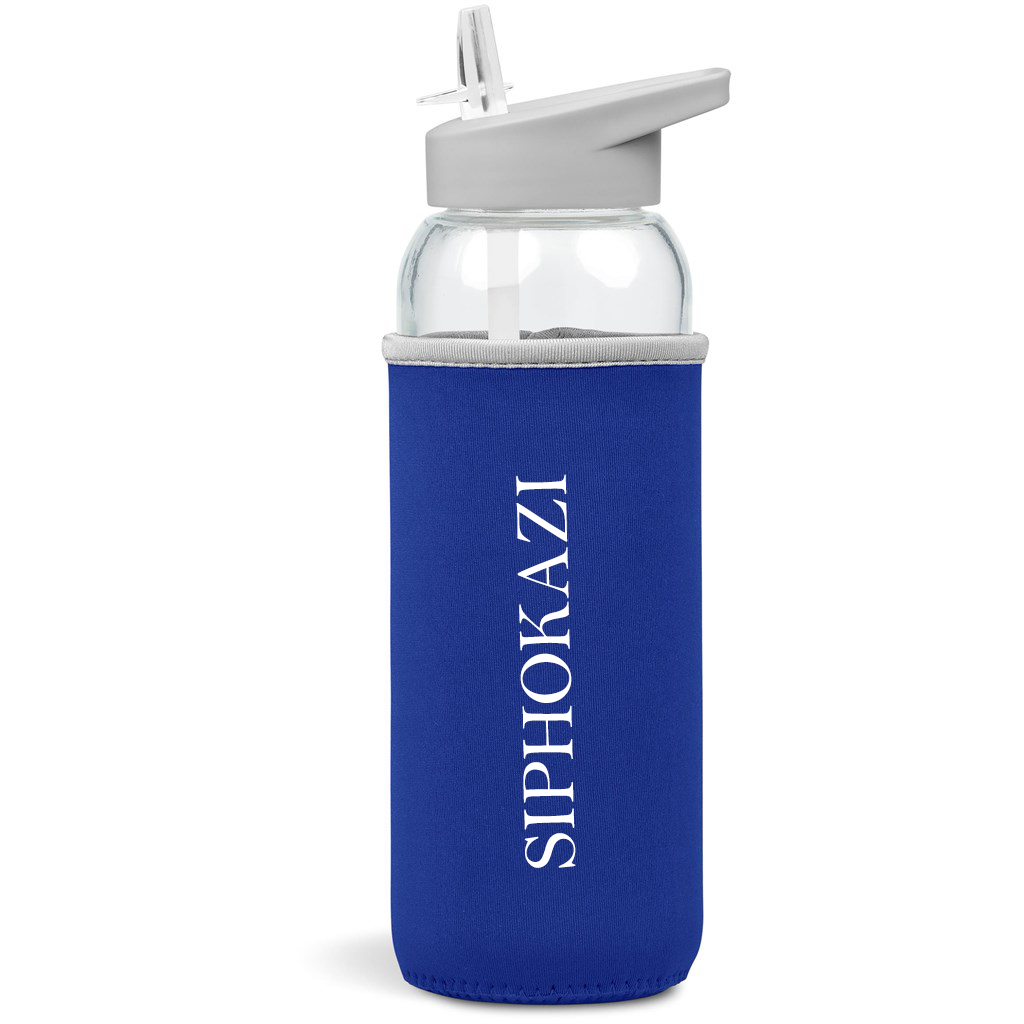 Kids Personalized Name Glass Water Bottle
