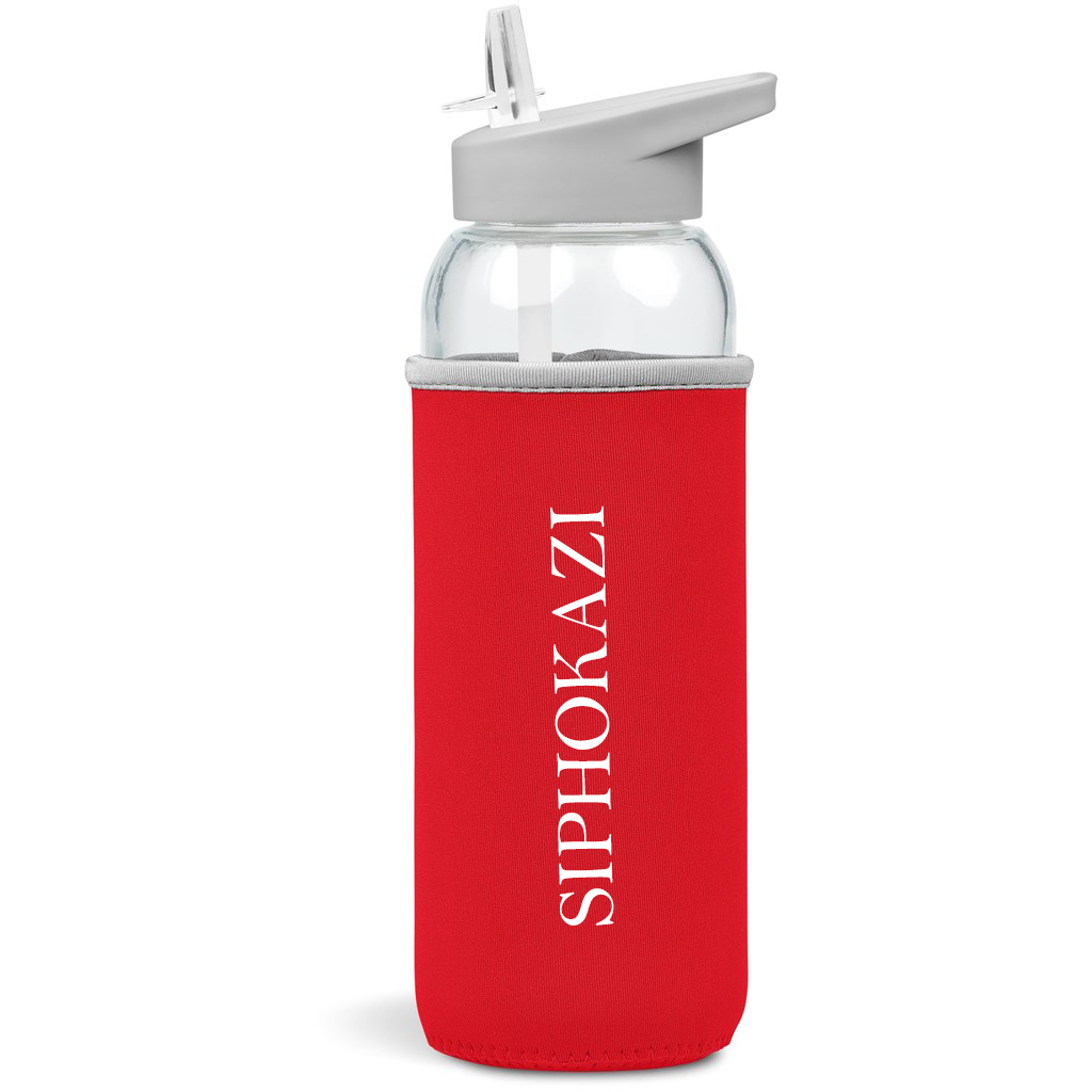 Kids Personalized Name Glass Water Bottle