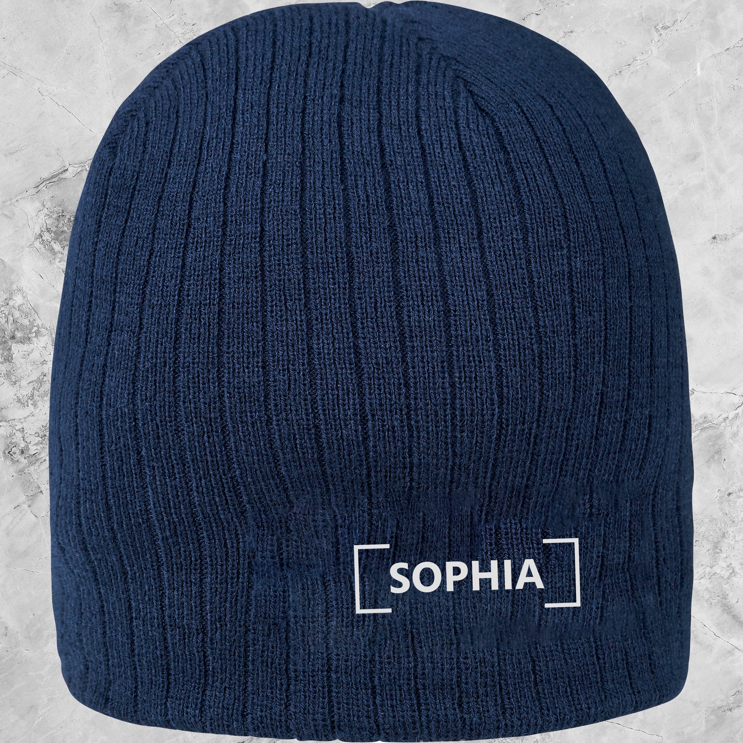 Personalised Nebraska Acrylic Beanie - Name