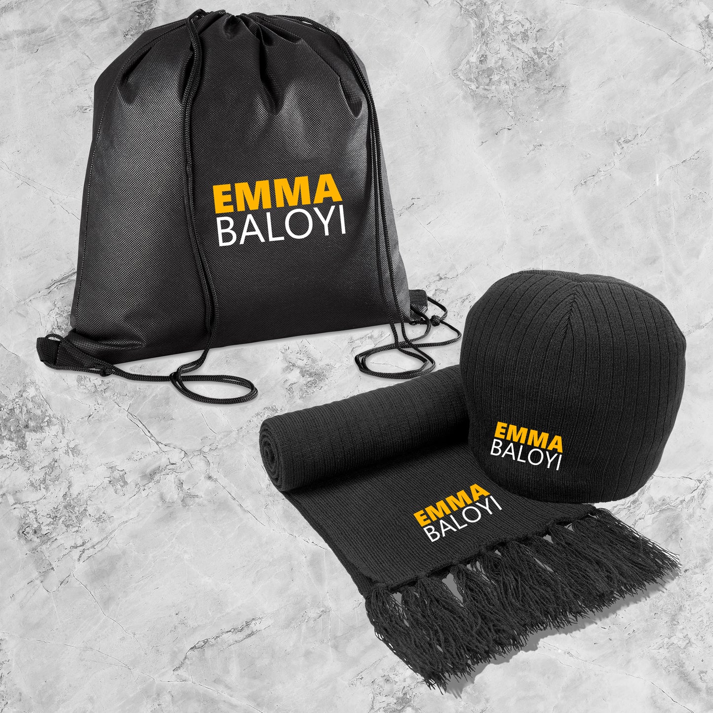 Personalised Nebraska Winter Set - Names