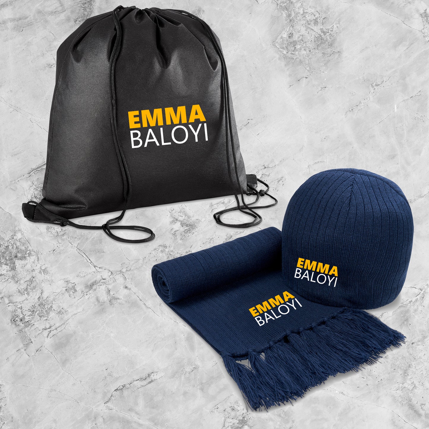 Personalised Nebraska Winter Set - Names
