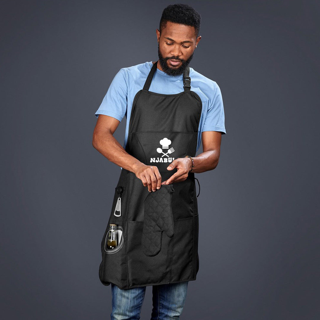 Grill Master 3-Piece Braai Apron Set - Art + Name
