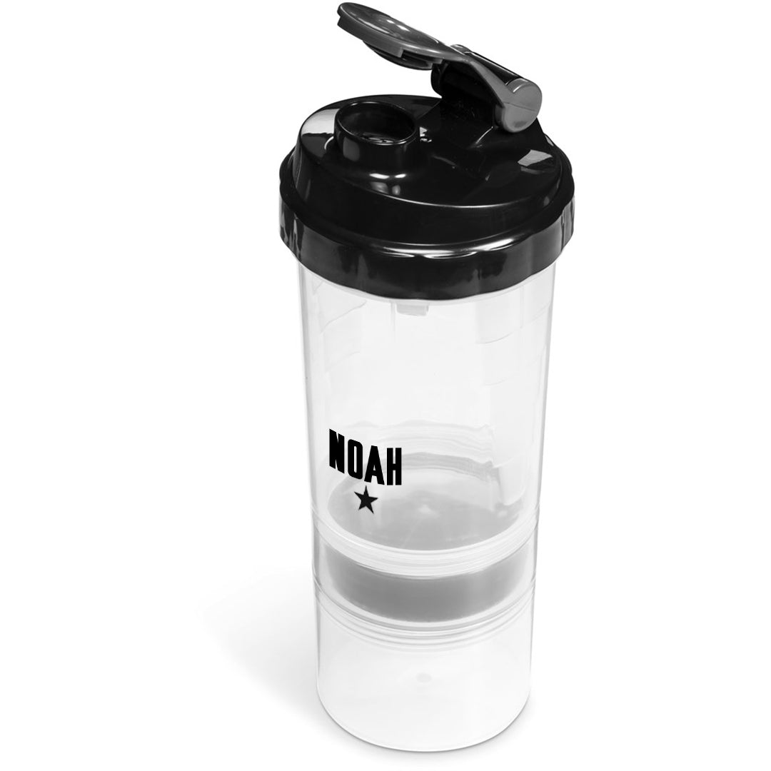 Power-Blend Protein Shaker - 600ml - Name & Star