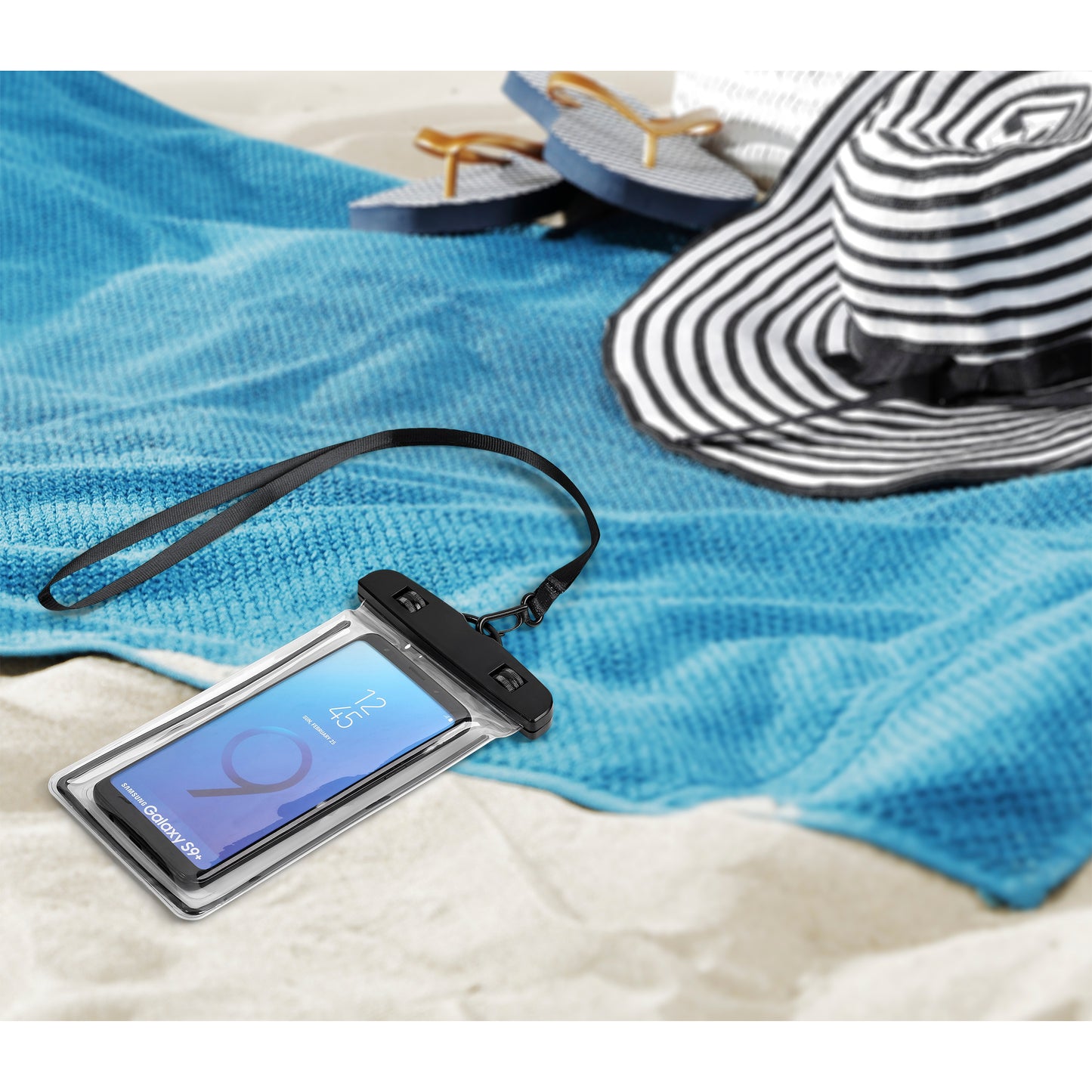 Aqua Safe Waterproof Phone Pouch - Name + Initial