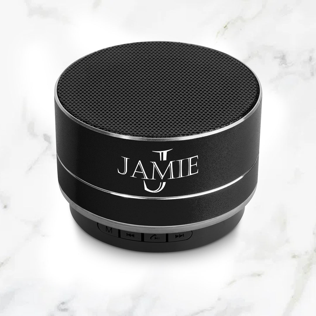 Harmonics Bluetooth Speaker - Name + Initial
