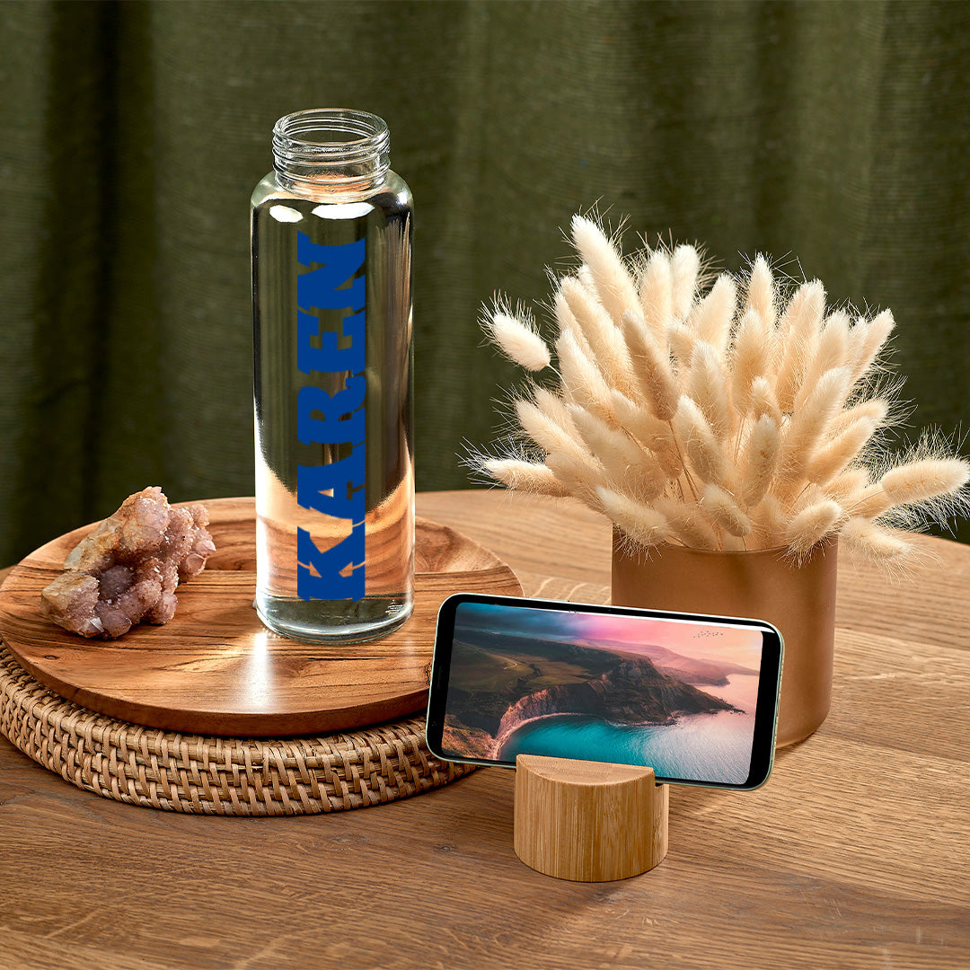 Personalized Multi-Function Phone Stand Bottle - Karen