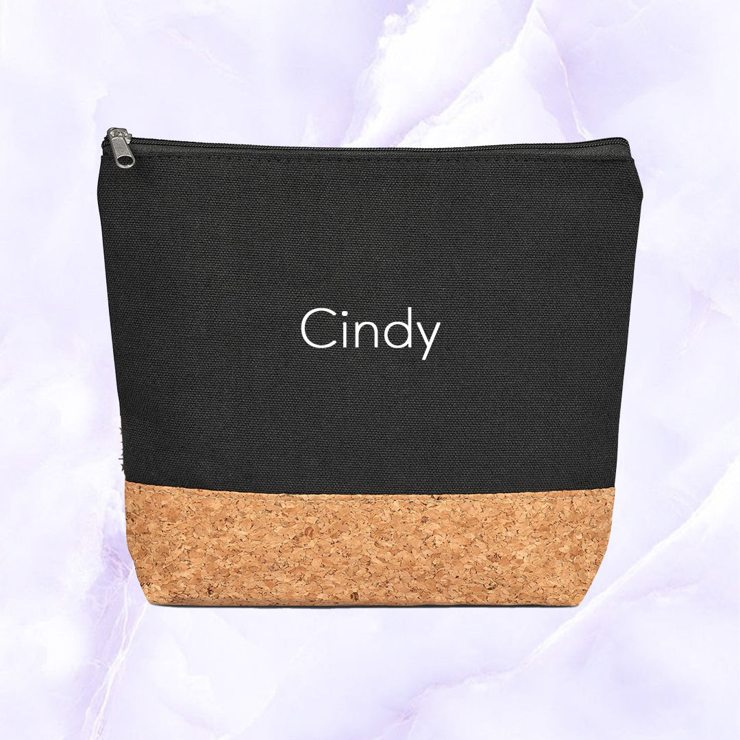 Koru Eco-Friendly Cosmetic Case - White Name