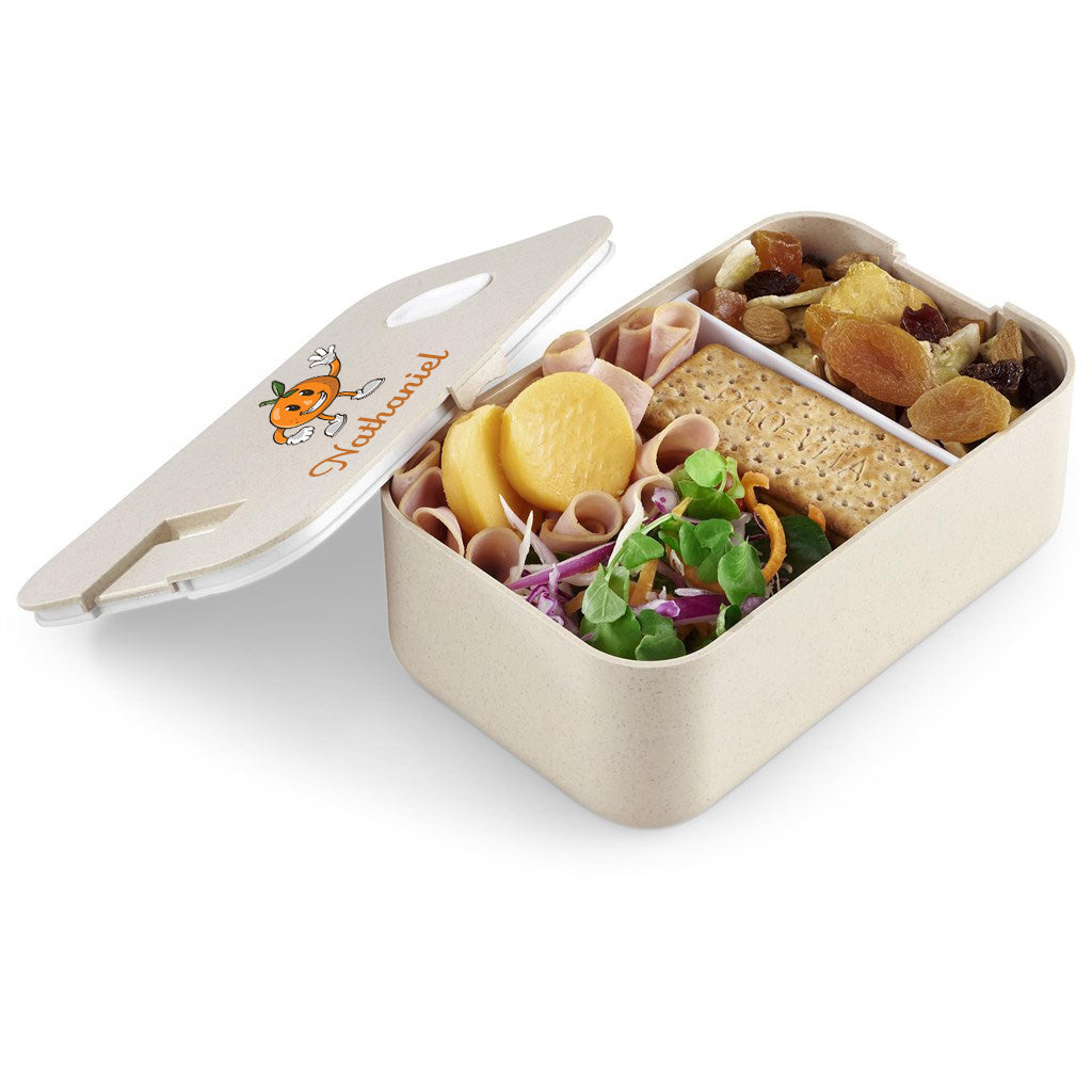 EcoMunch Wheat Straw Lunch Box - Orange