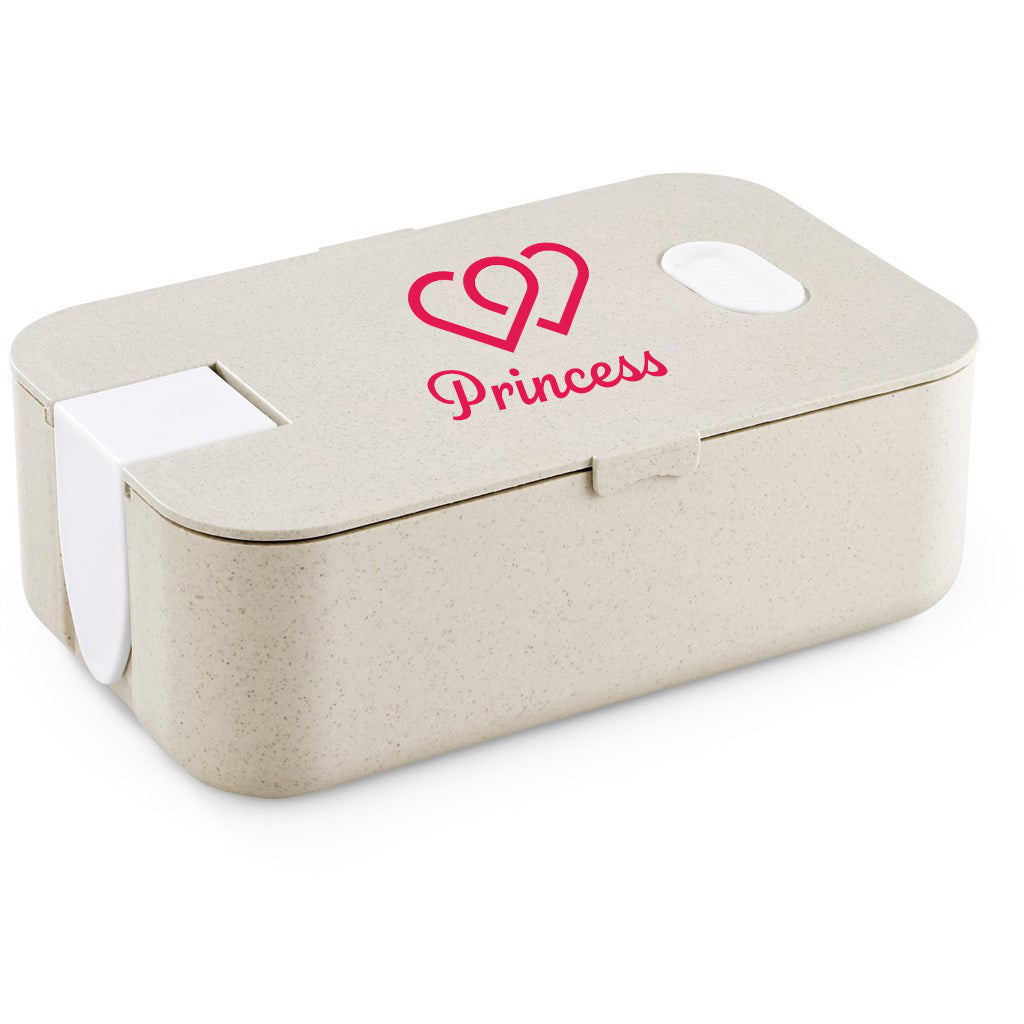 EcoMunch Wheat Straw Lunch Box - Heart