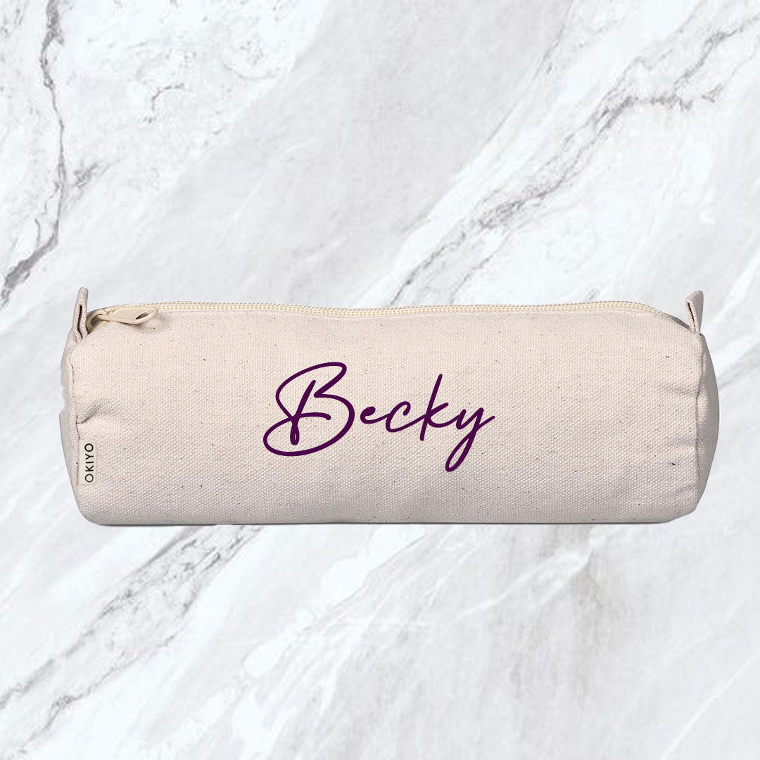 Siot Cotton Essentials Pouch - Purple Name