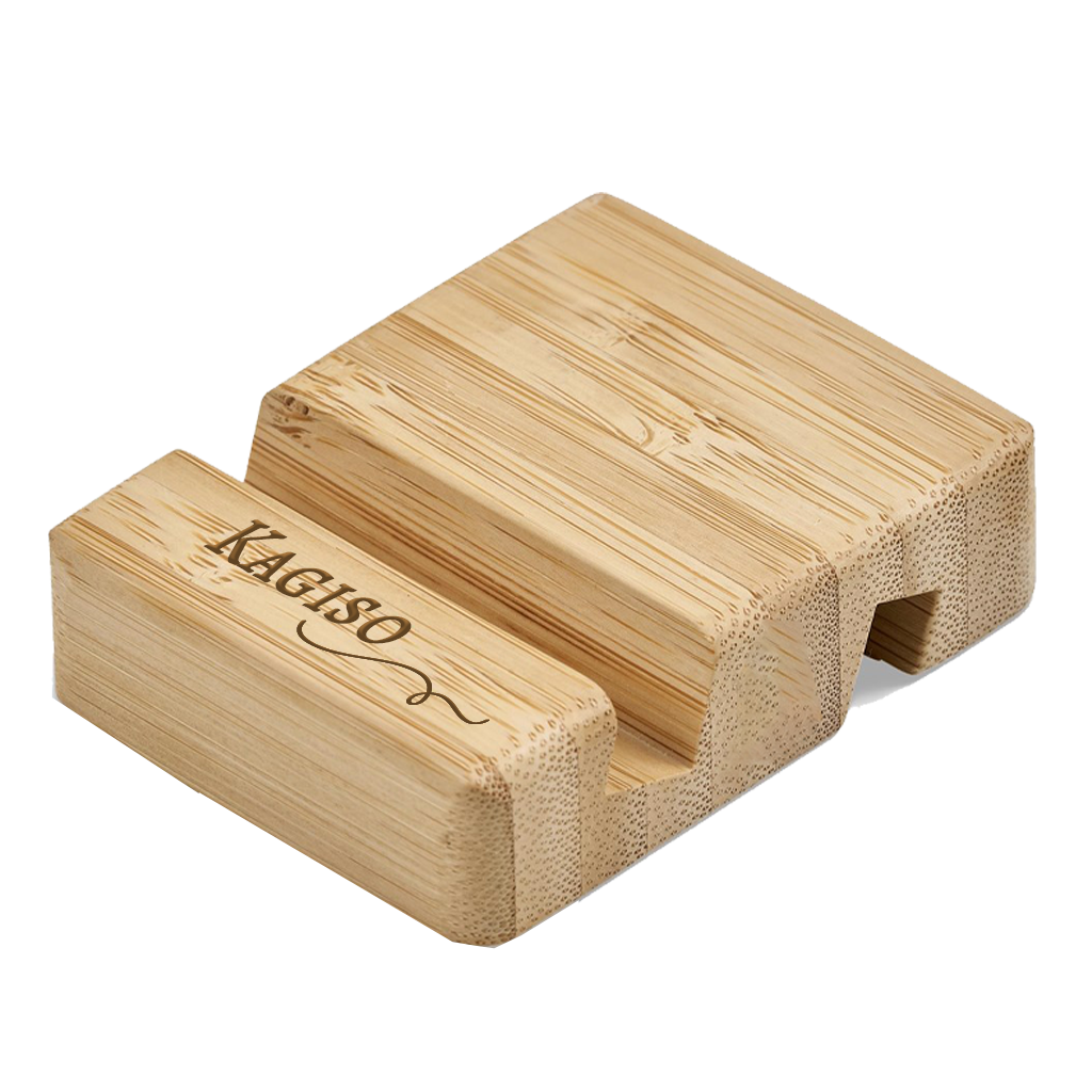 Moku Zen Bamboo Phone & Tablet Stand - Signature Name
