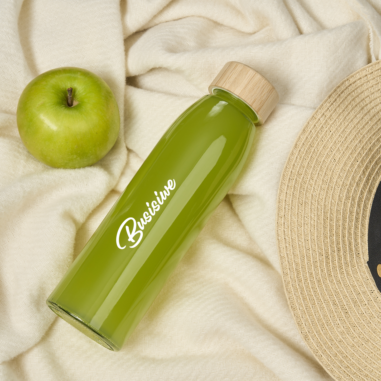 Clarity Glass Water Bottle - Name Only