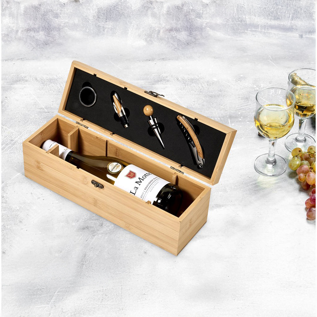 Personalised Wine Set - Crown + Name