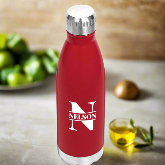 Personalised Elite Stainless Steel Water Bottle