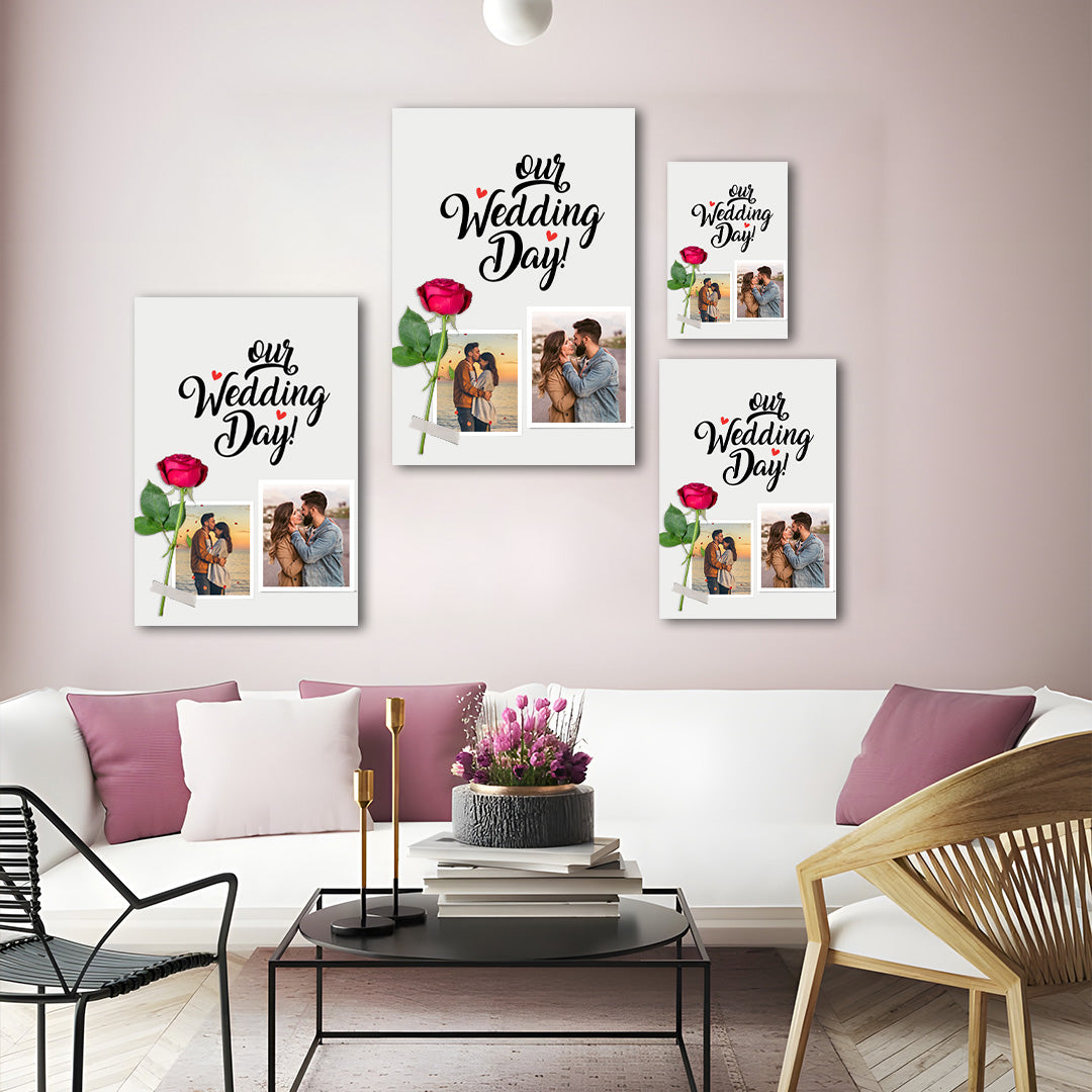 Personalised Wedding Canvas