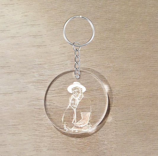 Personalised Classy Keyring - Photo ONLY