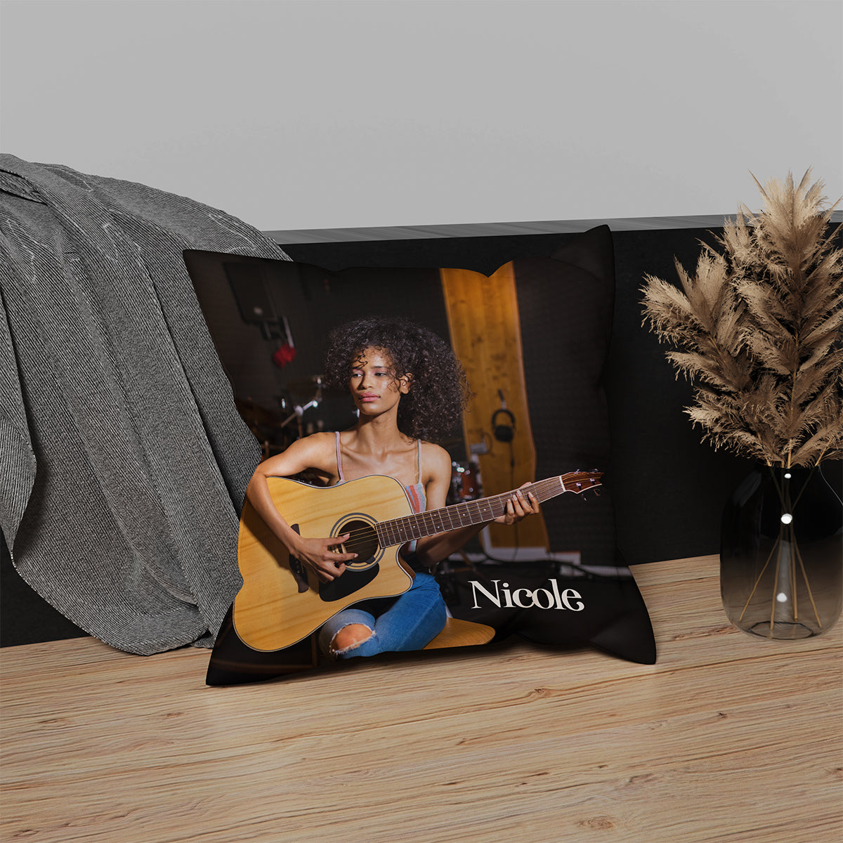 Personalised Photo & Name Scatter Cushion