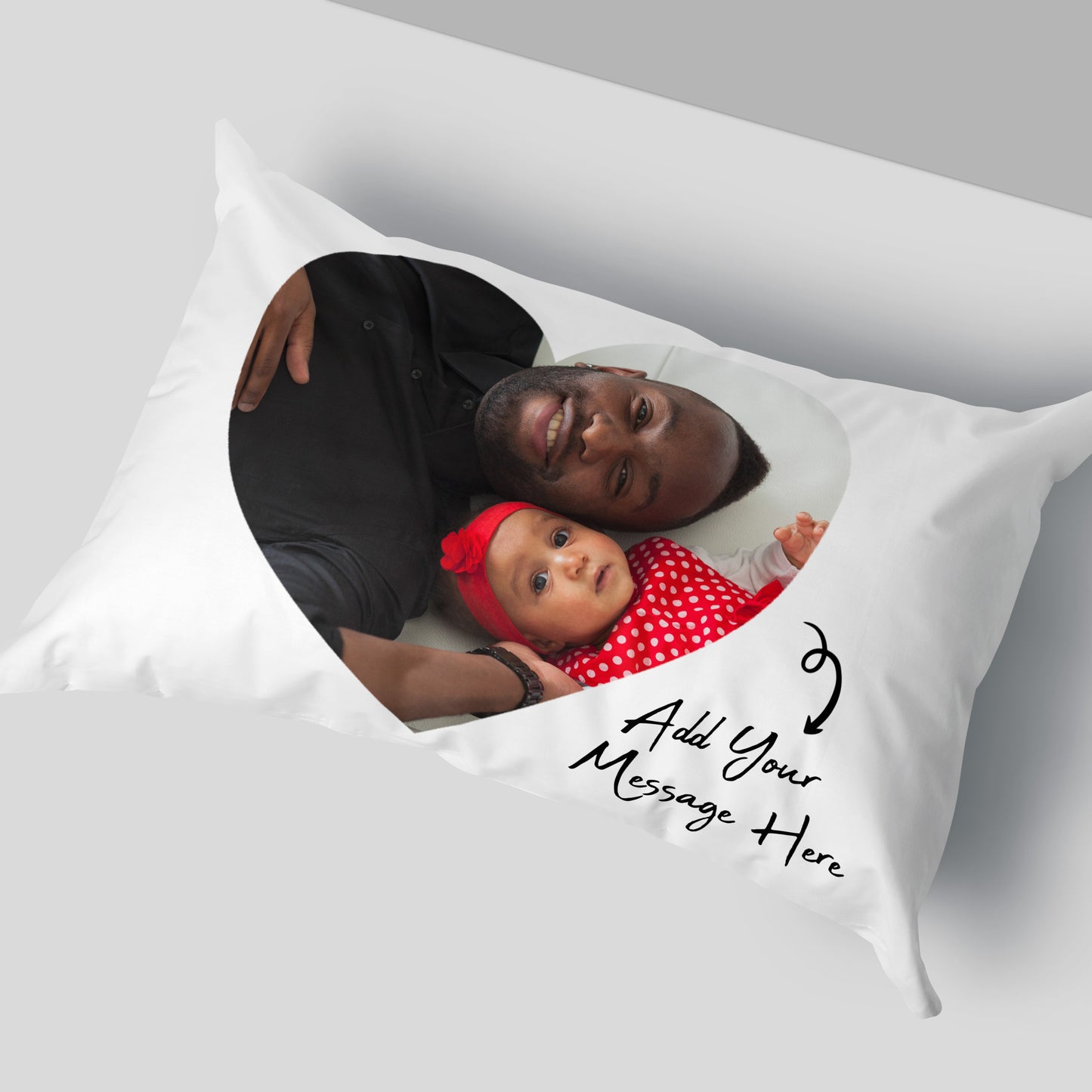 Personalised Love Pillowcase - Photo + Message