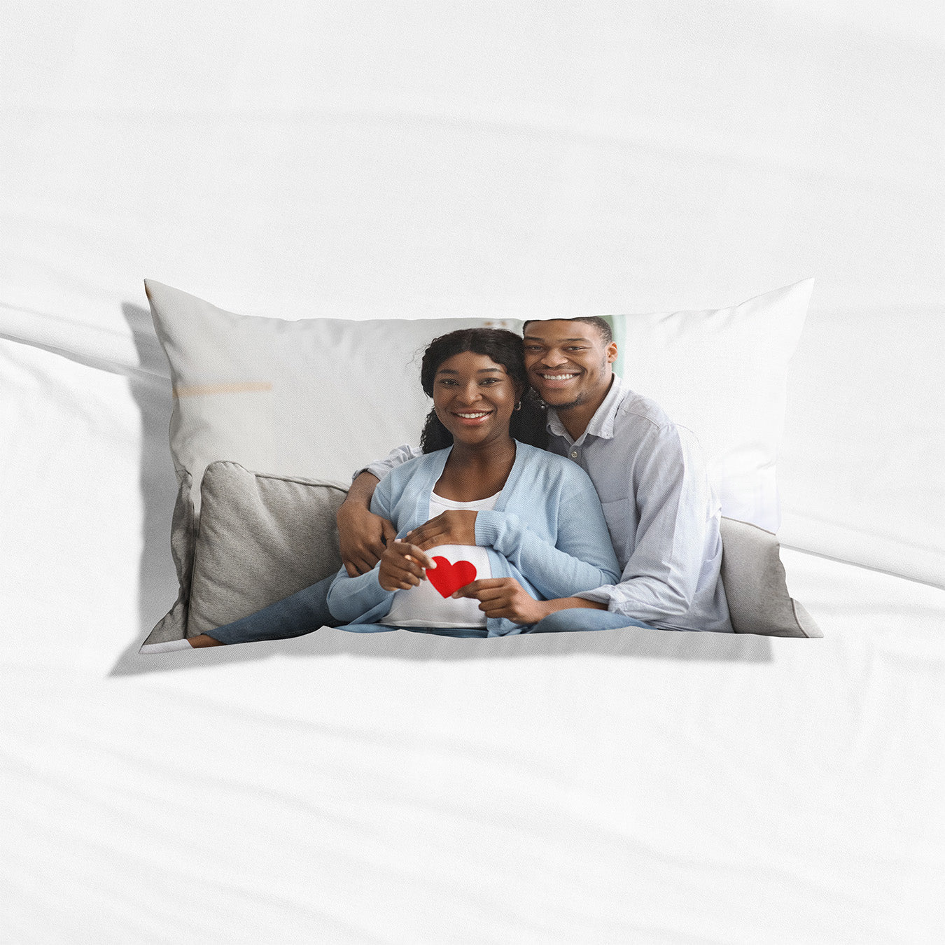 Personalised Couple Photo Pillowcase Set