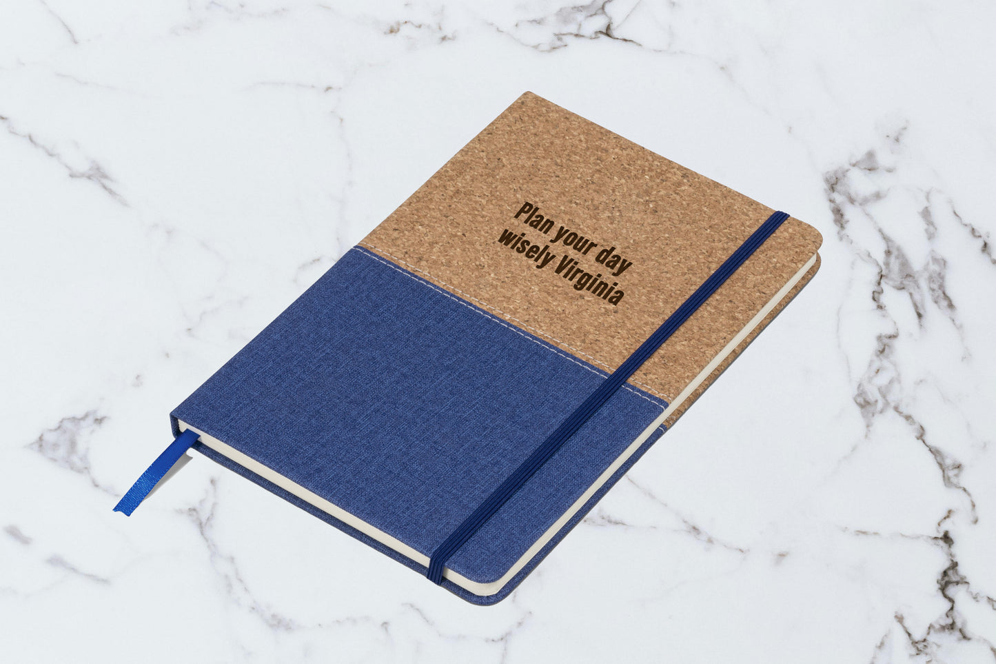 MindCraft A5 Hard Cover Notebook - Message + Name - Message + Name