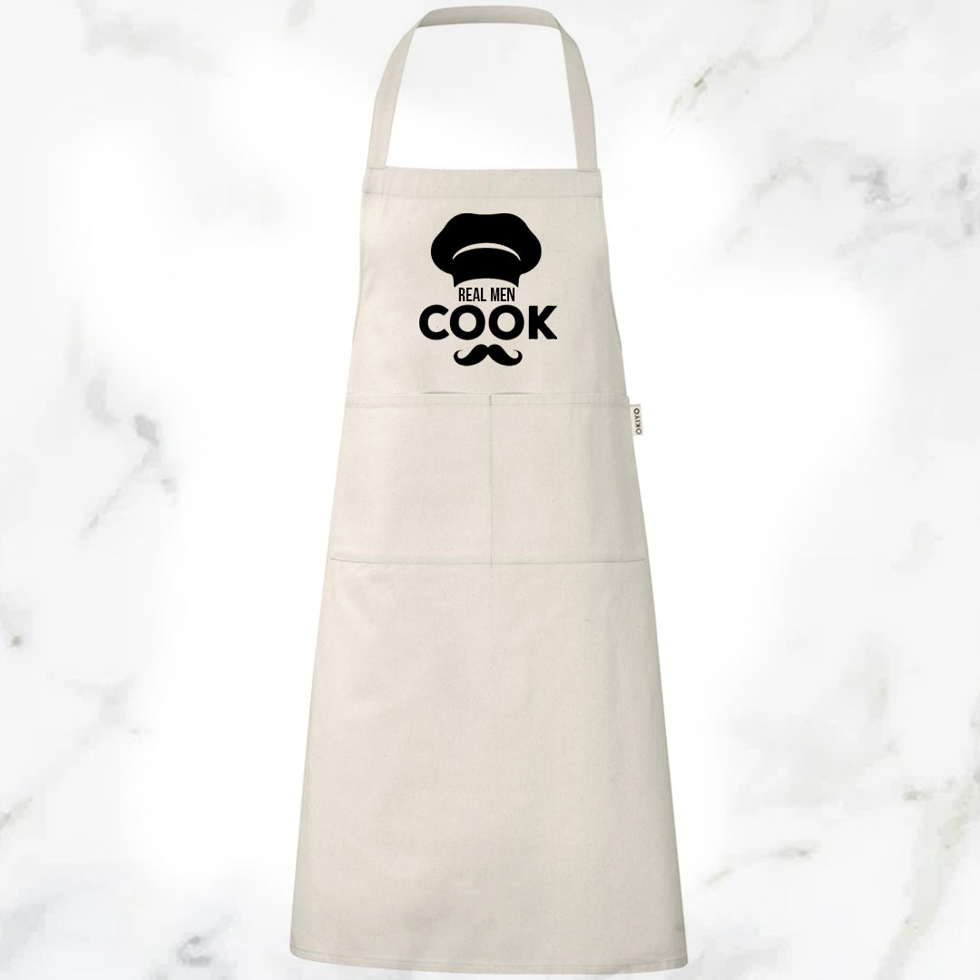 Pure Cotton Apron - Real Man Cook