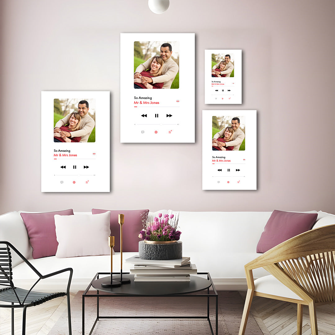 Personalised Song Canvas