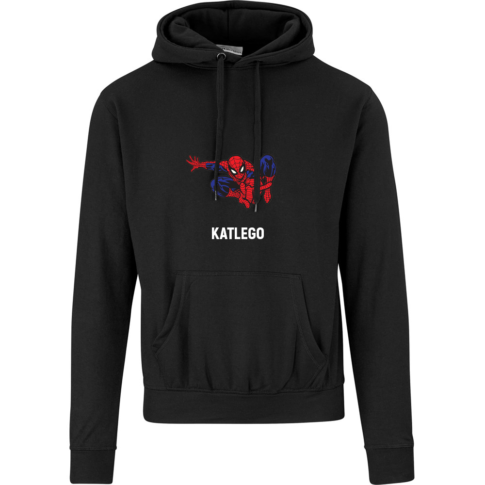 Boys Spider Man - Personalized Name Hoodie