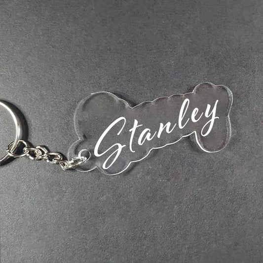 Personalised Acrylic Keyring - Name