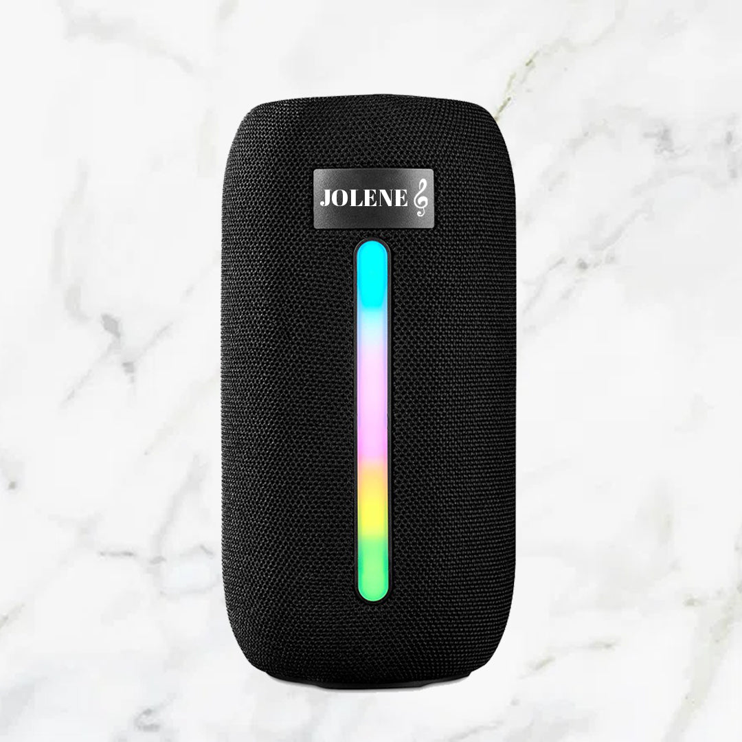 SoundBeam 8W Bluetooth Speaker - Music Note + Name