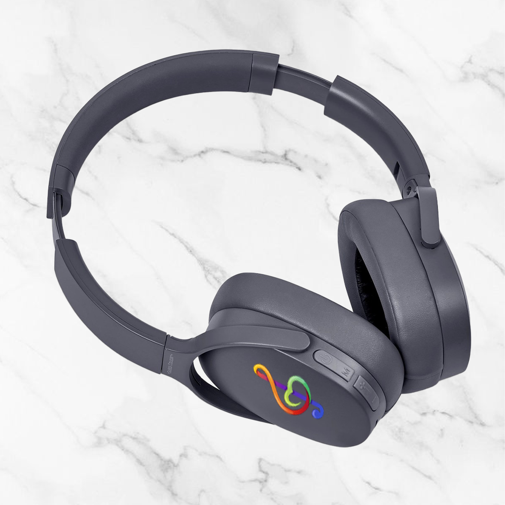 Soundwave Bluetooth Headphones - Music Love Note