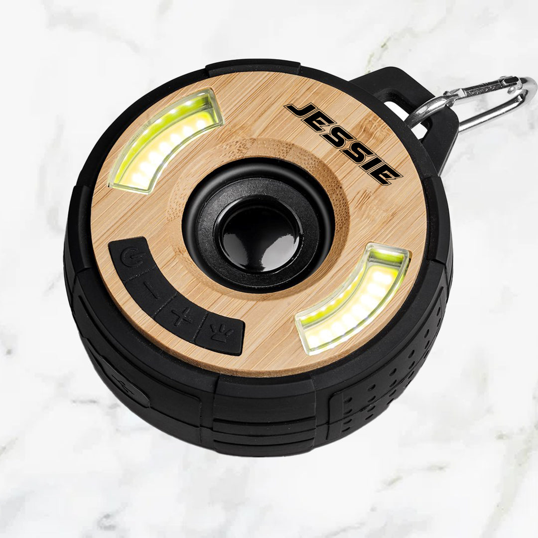 Personalised PulseGlow Bluetooth Speaker & Night Light
