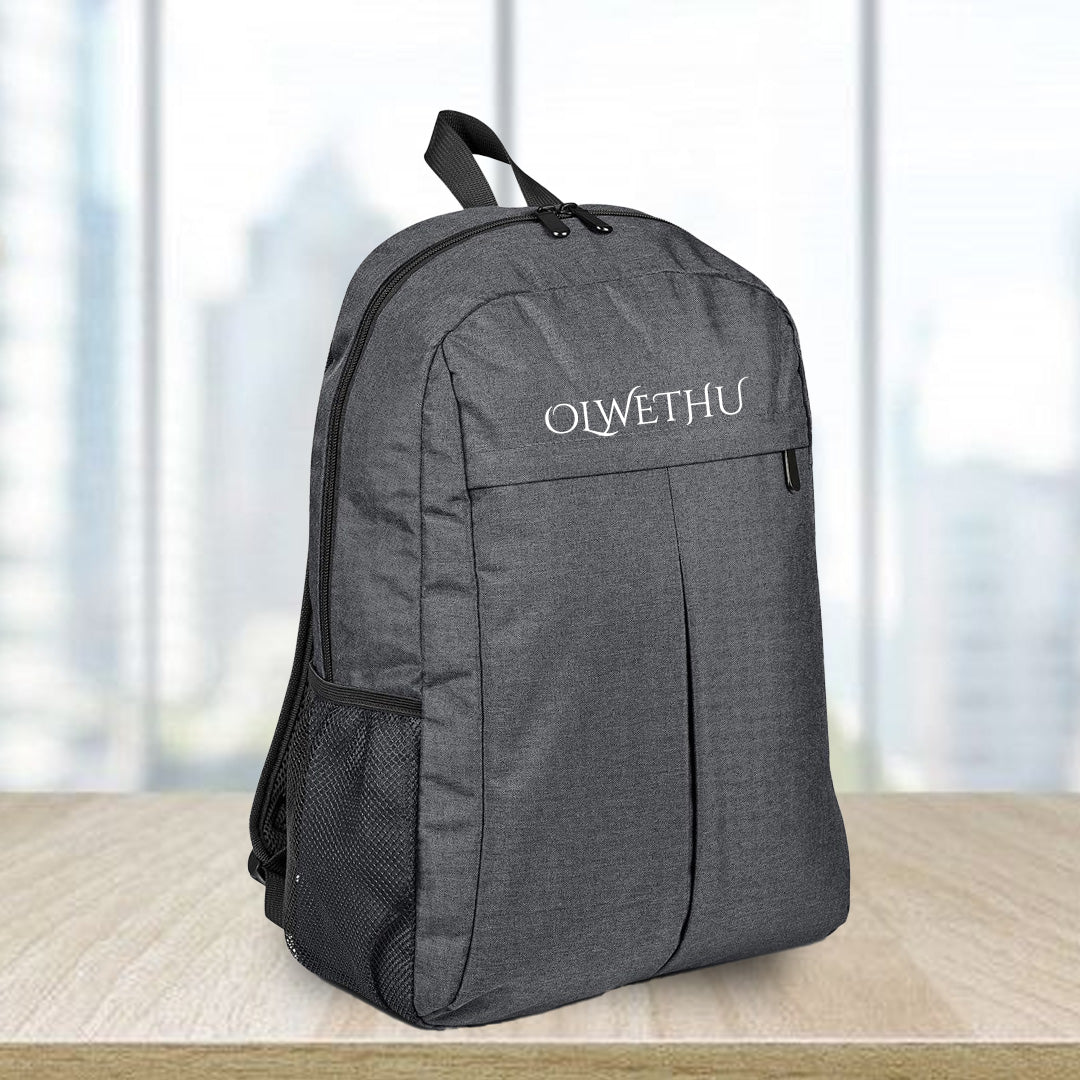 Zurich Laptop Backpack - Name (Bold)