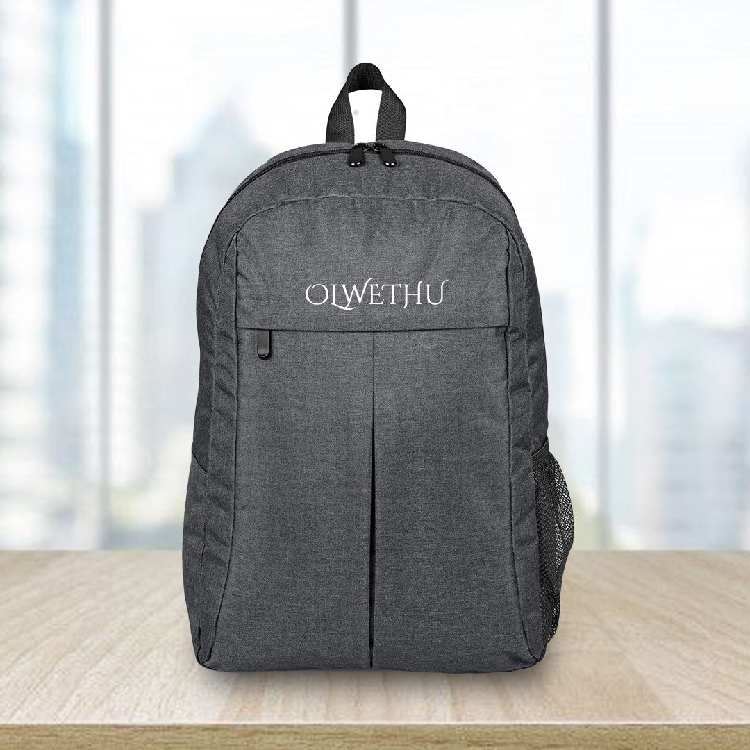 Zurich Laptop Backpack - Name (Bold)