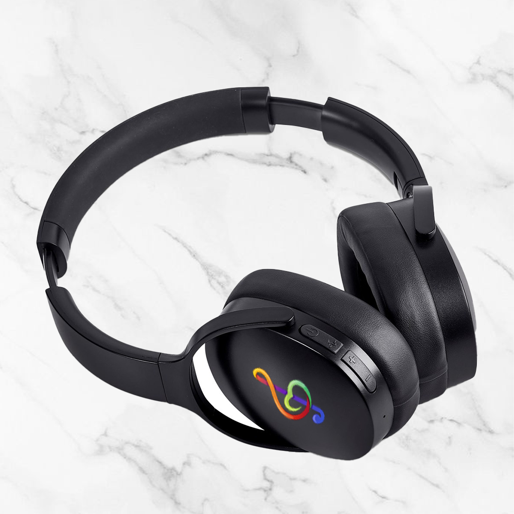 Soundwave Bluetooth Headphones - Music Love Note