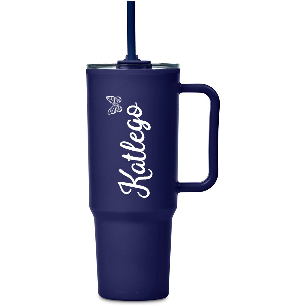 Personalized Butterfly TempLock Double-Wall Mug