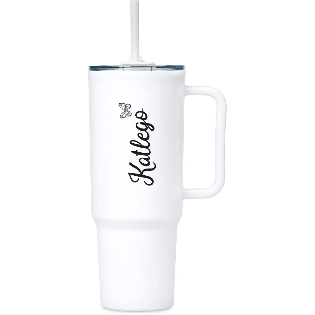 Personalized Butterfly TempLock Double-Wall Mug