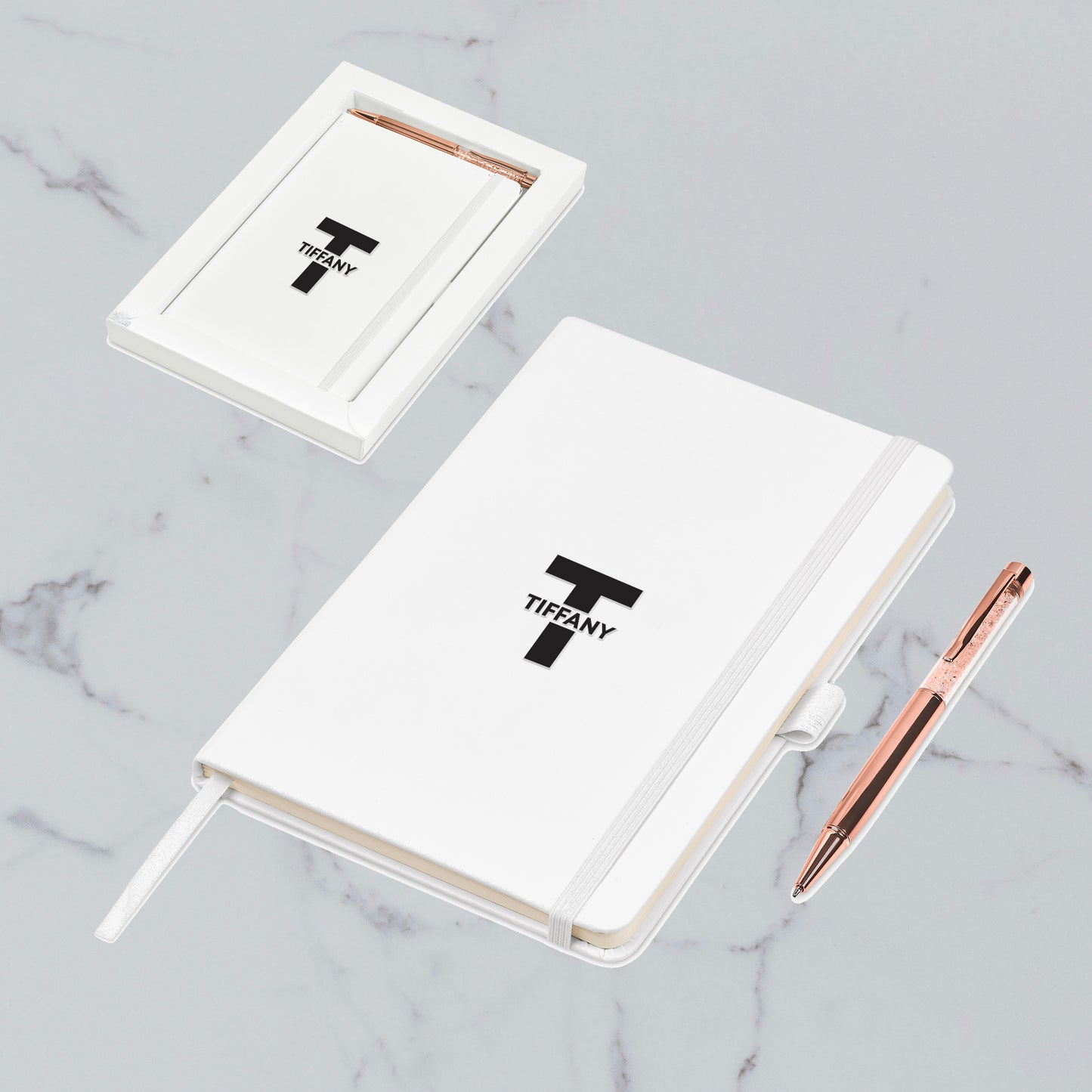 Sophisticate Notebook & Pen Set - Initial + Name