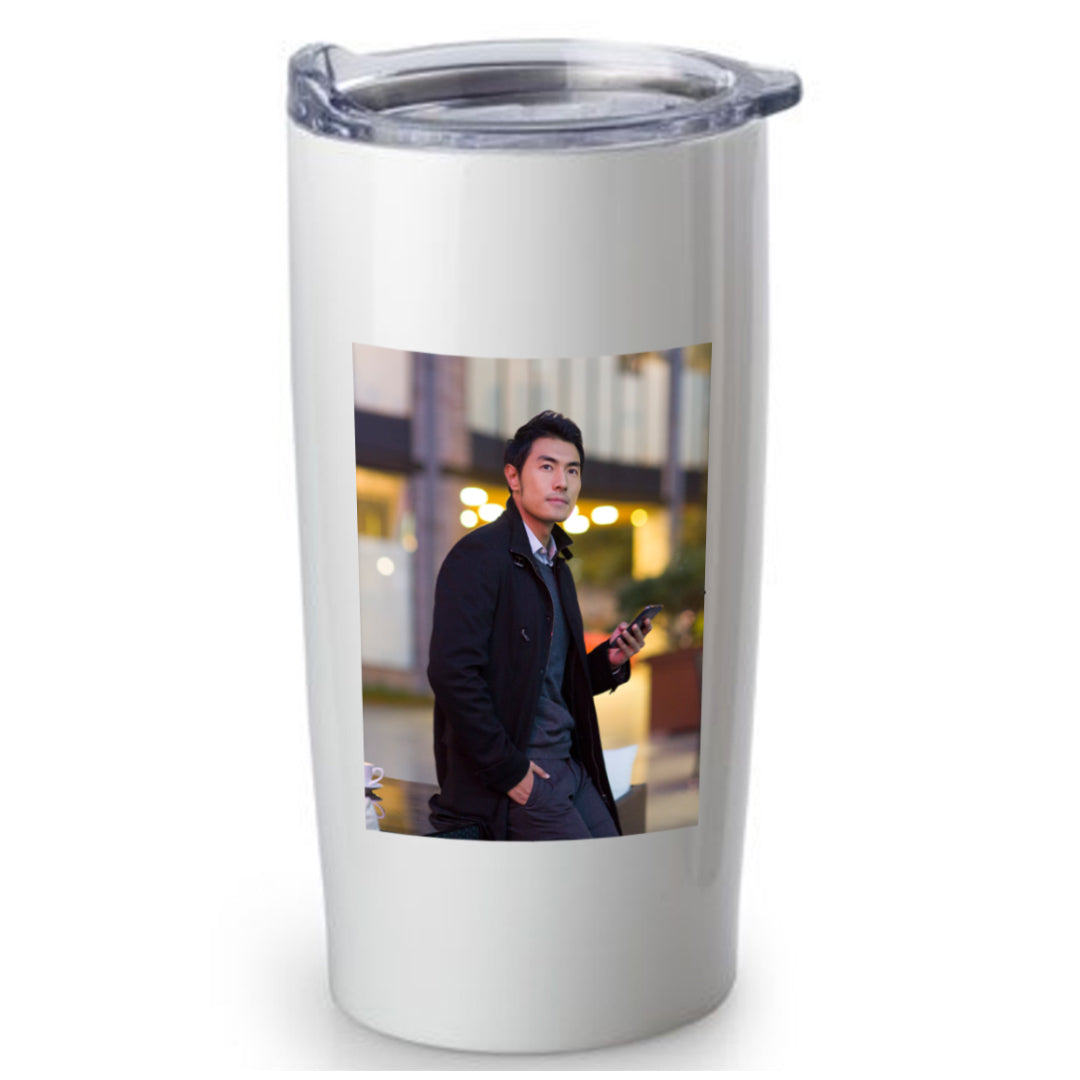 On-the-go Personalized Travel Mug Photo