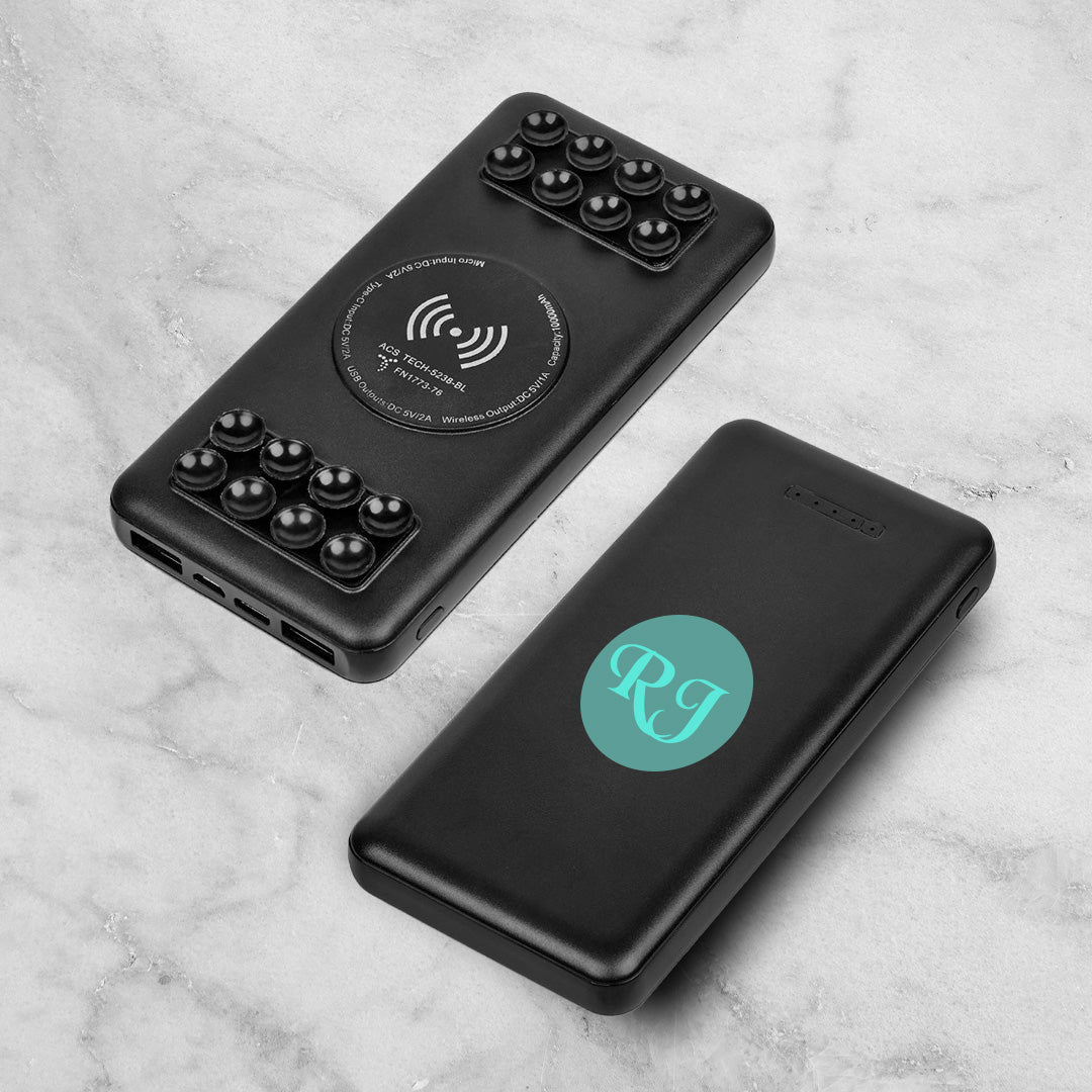 ChargeGrip Wireless Power Bank- Initials (10,000mAh)
